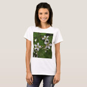 ブラックベリーの花 Tシャツ (正面フル)