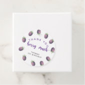 ブラックベリーの誕生日感謝していパーティー フェイバータグ (インサイチュ)