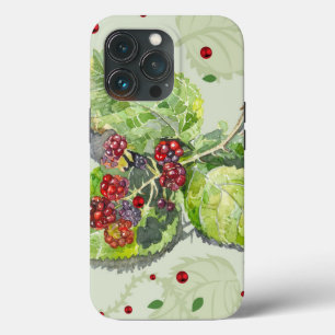 ブラックベリーの赤い果実 iPhone 13 PROケース