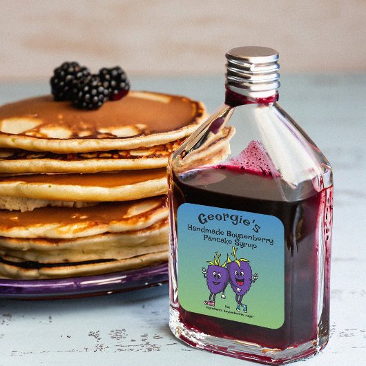 ブラックベリーまたはボイセンベリーのパルおもしろいス漫画 スクエアシール