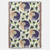 ブラックベリージャム スローブランケット (正面縦)