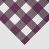 ブラックベリーバッファロープレイドパターンプリント 薄葉紙 (詳細)