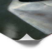 ブラックベリーパイ付き朝食テーブルbyヘダ光沢 ポスター (コーナー)