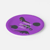 ブラックベリーパンゴリン誕生日 ペーパープレート (アングル)