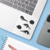 ブラックベリーパンゴリン シール (ノートパソコンとiPhone)