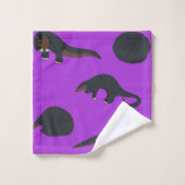 ブラックベリーパンゴリン バスタオルセット (ウォッシュタオル)