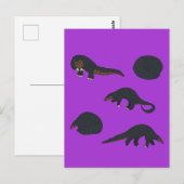 ブラックベリーパンゴリン ポストカード (正面/裏面)