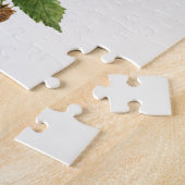 ブラックベリーフルーツウォーターの色絵画の枝 ジグソーパズル (側面)