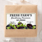 ブラックベリーフルーツキャニング ラベル (インサイチュ)