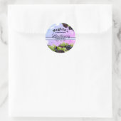 ブラックベリーフルーツキャニング | Jam Jarラベル ラウンドシール (バッグ)