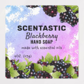 ブラックベリーフルーツパッケージ ラベル (デザイン2)