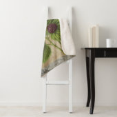 ブラックベリーフローラガーデンフラワーバタフライアート シェルパブランケット (インサイチュ)