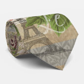 ブラックベリーフローラガーデンフラワーバタフライアート ネクタイ (ロール)