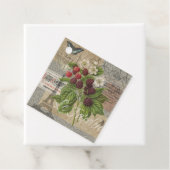 ブラックベリーフローラガーデンフラワーバタフライアート フェイバータグ (インサイチュ)