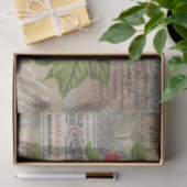 ブラックベリーフローラガーデンフラワーバタフライアート 薄葉紙 (ギフト)