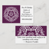 ブラックベリーマンダラ 名刺 (正面/裏面)