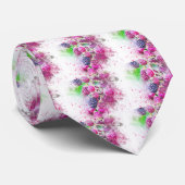 ブラックベリーラズベリーウォーターカラーフルーツ抽象芸術 ネクタイ (ロール)