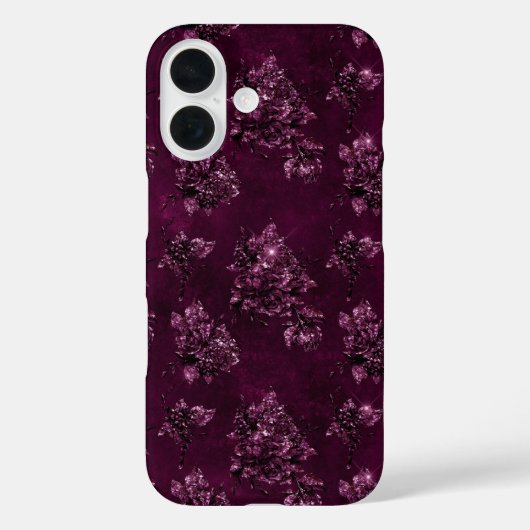 ブラックベリーワイン柄 Case-Mate iPhoneケース (裏面)