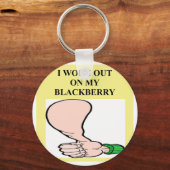 ブラックベリー中毒者 キーホルダー (正面)