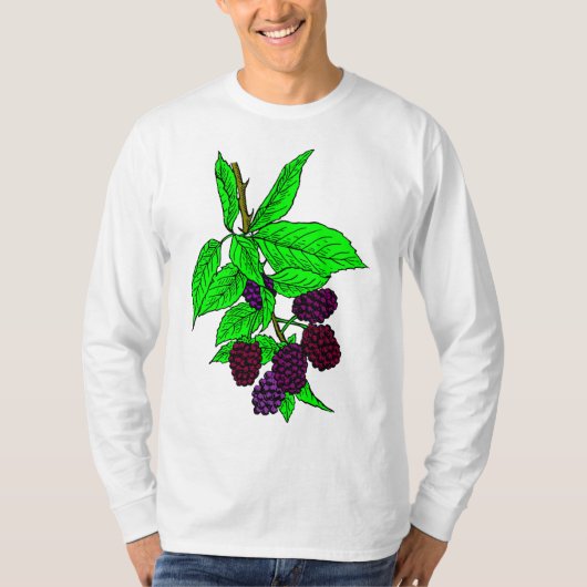 ブラックベリー果実 Tシャツ (正面)