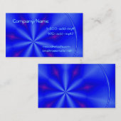 ブラックベリー色の名刺 名刺 (正面/裏面)