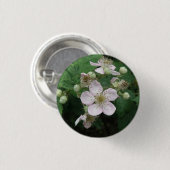 ブラックベリー花ボタン 缶バッジ (正面&裏面)