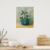 ブラックベリー花 ポスター (キッチン)