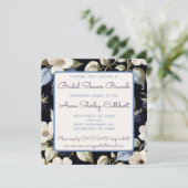 ブラックベリー開花ブライダルシャワーガーデンパーティー 招待状 (スタンド正面)