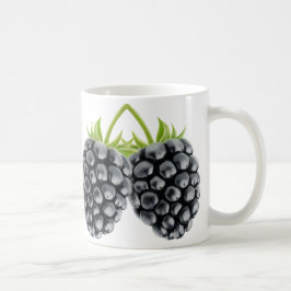 ブラックベリー2個 コーヒーマグカップ