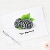 ブラックベリー2個 スクエアシール (封筒)