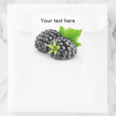 ブラックベリー2個 スクエアシール (バッグ)