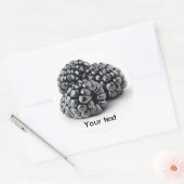 ブラックベリー3個 ラウンドシール (封筒)