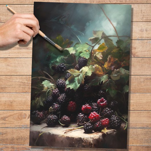 ブラックベリー4デコページ紙 薄葉紙