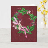 「ブラックベリー」の空白のな挨拶状 カード (黄色い花)