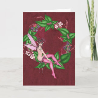 「ブラックベリー」の空白のな挨拶状 カード