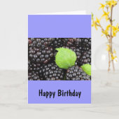 ブラックベリー カード (黄色い花)