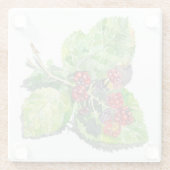 ブラックベリー ガラスコースター (裏面)