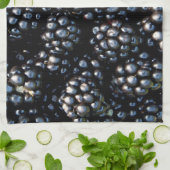 ブラックベリー キッチンタオル (折り畳み)