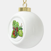 ブラックベリー セラミックボールオーナメント (右)