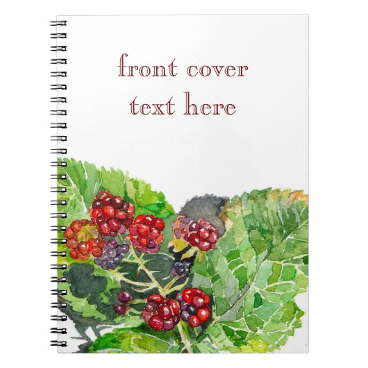 ブラックベリー ノートブック (正面)