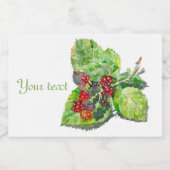 ブラックベリー フードラベル (シングルラベル)