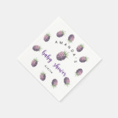 ブラックベリー – ベビーシャワー スタンダードカクテルナプキン (角)