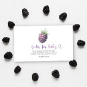 ブラックベリー – ベビーチケット用の本 エンクロージャーカード
