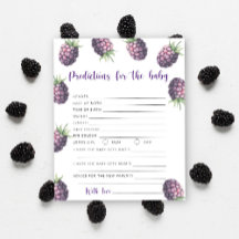 ブラックベリー – ベビー予測とアドバイス