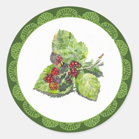 ブラックベリー ラウンドシール (正面)