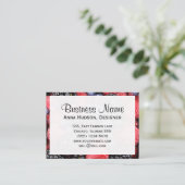 ブラックベリー、ラズベリー、ブルーベリー 名刺 (スタンド正面)