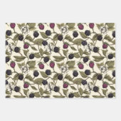 ブラックベリー ラッピングペーパーシート (正面)