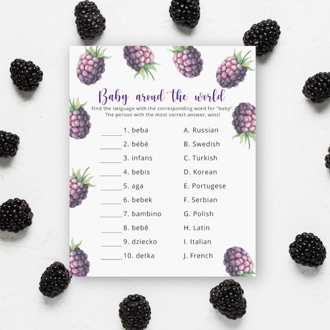 ブラックベリー – ワールドゲームのベビー (クリエイターアップロード済み)