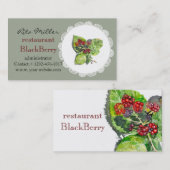ブラックベリー 名刺 (正面/裏面)