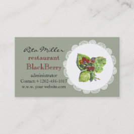 ブラックベリー 名刺